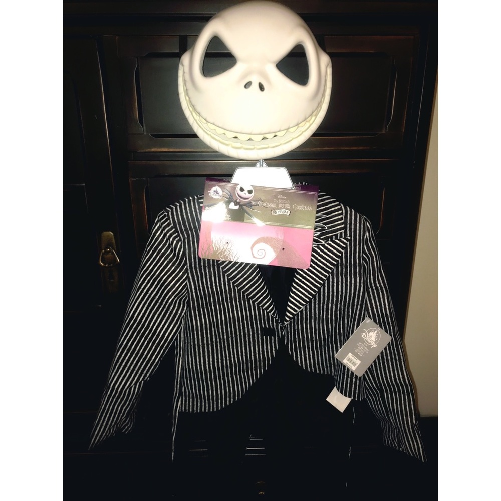 Child Disney Store Jack Skellington Jacket & Mask